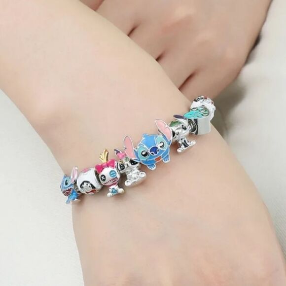 Lilo & Stitch Charm Bracelet, Disney Themed Bracelet, Super Cute Charm B… - Picture 5 of 5